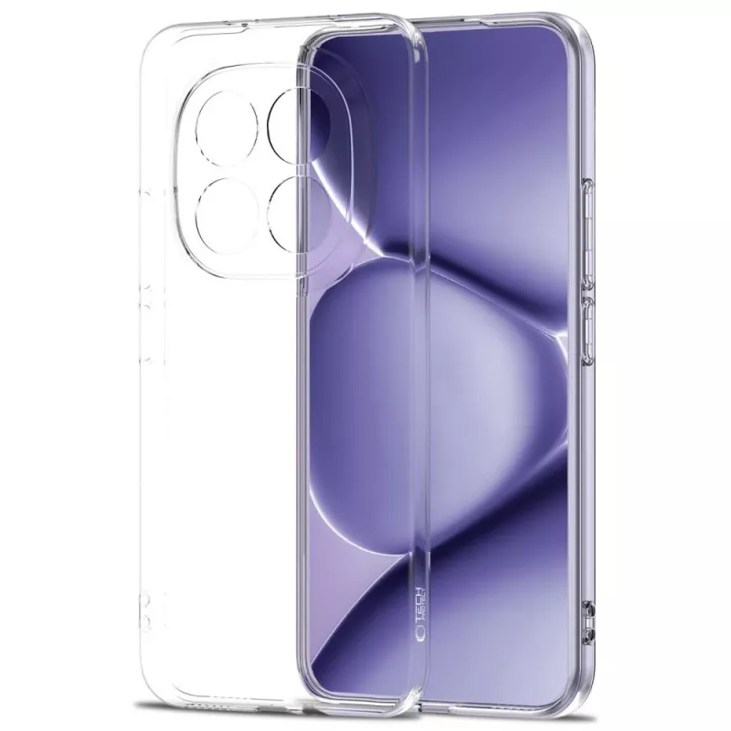 Tech-Protect Flexair custodia per Xiaomi Redmi Note 15 Pro 5G, retro in TPU trasparente