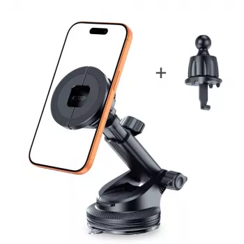 TECH-PROTECT N62 supporto auto 2-in-1 universale e magnetico MagSafe per cruscotto e bocchetta d'aria nero