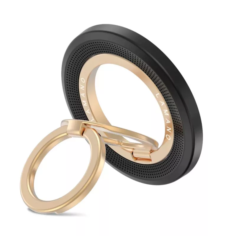 TECH-PROTECT MMR700 Lamano anello magnetico MagSafe per telefono nero/oro