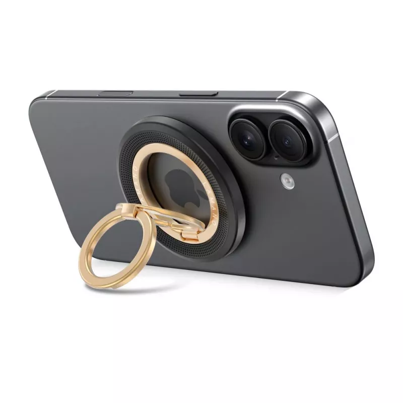 TECH-PROTECT MMR700 Lamano anello magnetico MagSafe per telefono nero/oro