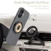 TECH-PROTECT MMR700 Lamano anello magnetico MagSafe per telefono nero/oro