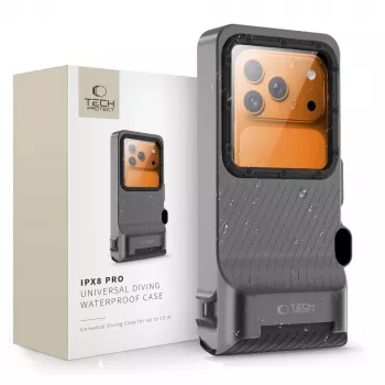 TECH-PROTECT IPX8 PRO custodia subacquea universale grigio/nero