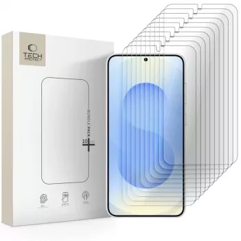 TECH-PROTECT pellicola protettiva in vetro temperato bundle 10 pezzi per Samsung Galaxy S26 trasparente