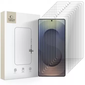 TECH-PROTECT pellicola protettiva in vetro temperato bundle 10 pezzi per Samsung Galaxy S26 Ultra trasparente