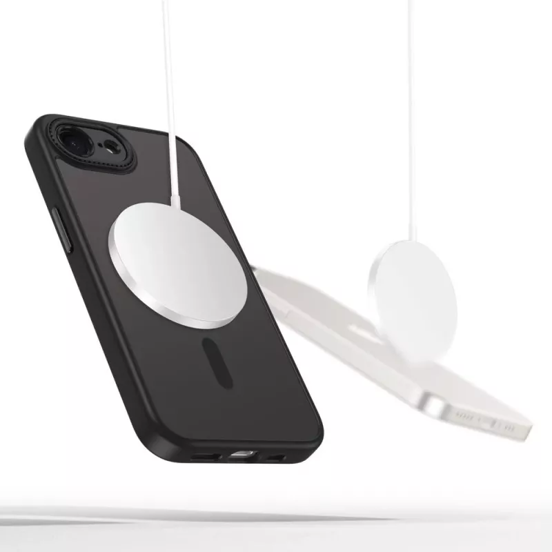 Tech-Protect Magcam MagSafe custodia iPhone 16E/17E nero opaco