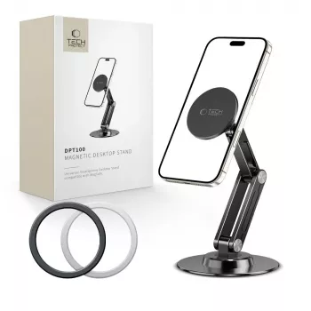 Tech-Protect DPT100 supporto da tavolo magnetico universale MagSafe per telefono, nero