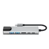 TECH-PROTECT HB02 adattatore HUB 6-in-1 USB-C + USB 2.0 + USB 3.0 + HDMI 4K 30Hz + RJ45 + PD 100W grigio siderale
