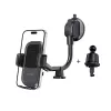 TECH-PROTECT V8 supporto auto universale con braccio lungo per cruscotto e parabrezza nero