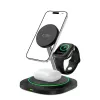 Tech-Protect QI15W-A46 stazione di ricarica wireless MagSafe 3IN1 nera