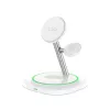 Tech-Protect QI15W-A46 stazione di ricarica wireless MagSafe 3IN1 bianca