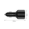 TECH-PROTECT CC04 caricabatterie auto 3 porte PD 175W nero