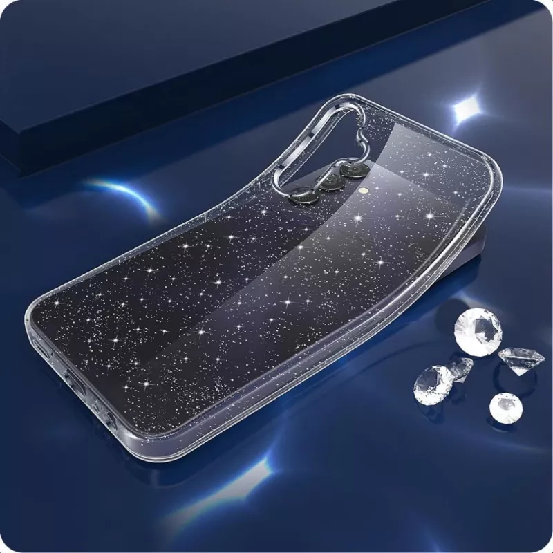Tech-Protect Flexair Galaxy A56 5G cover posteriore glitter