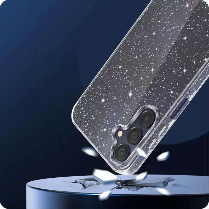 Tech-Protect Flexair Galaxy A56 5G cover posteriore glitter