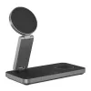 TECH-PROTECT QI15W-A47 caricabatterie wireless magnetico MagSafe 3IN1 nero