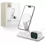 TECH-PROTECT QI15W-A47 caricabatterie wireless magnetico MagSafe 3 in 1 bianco