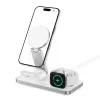TECH-PROTECT QI15W-A47 caricabatterie wireless magnetico MagSafe 3 in 1 bianco