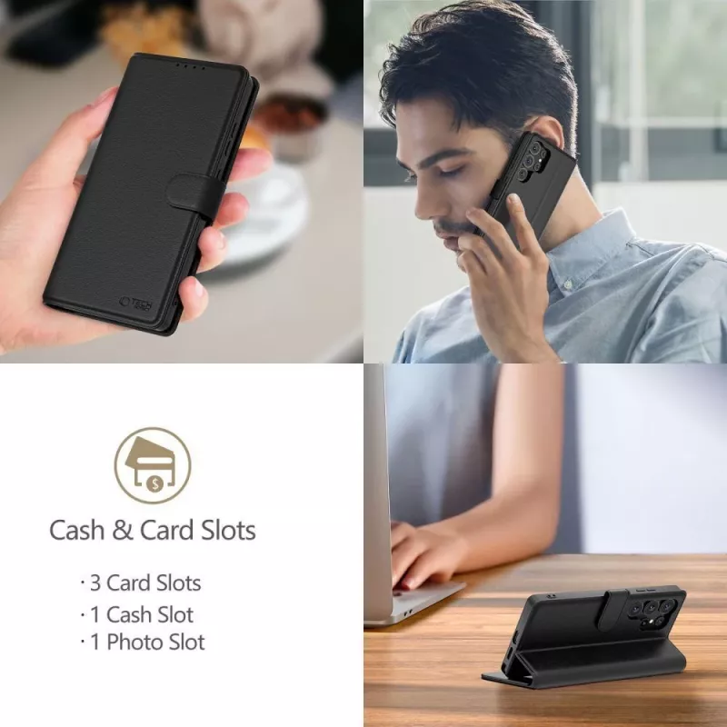 Tech-Protect cover portafoglio per Samsung Galaxy A26 5G nero