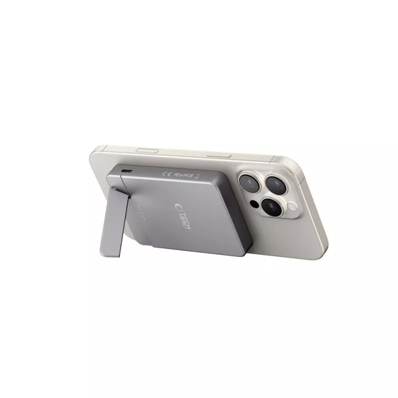 TECH-PROTECT PB14 LIFEMAG power bank MagSafe 5000mAh grigio siderale