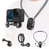 TECH-PROTECT AC200 supporto collo magnetico MagSafe e GoPro e DJI grigio pastello
