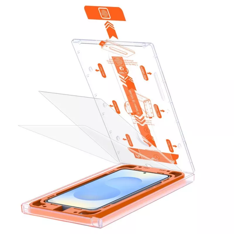 TECH-PROTECT Quick Set+ pellicola vetro temperato confezione da 2 per Samsung Galaxy S24+ Plus / S25+ Plus trasparente