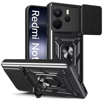 Tech-Protect Camshield Pro cover per Xiaomi Redmi Note 14 4G, nero opaco