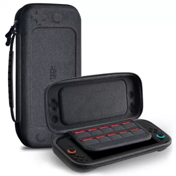 TECH-PROTECT custodia rigida per Nintendo Switch 2, grigio scuro