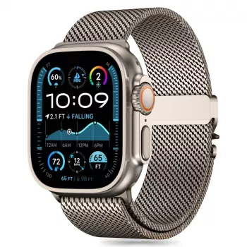 TECH-PROTECT Milano Cinturino in maglia titanio per Apple Watch 8 / 9 / 10 / 11 / SE / Ultra (44 / 45 / 46 / 49 mm)