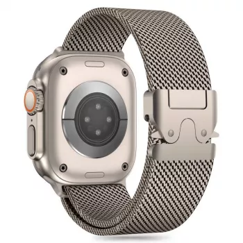 TECH-PROTECT Milano Cinturino in maglia titanio per Apple Watch 8 / 9 / 10 / 11 / SE / Ultra (44 / 45 / 46 / 49 mm)