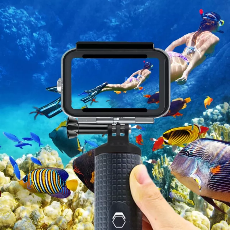 TECH-PROTECT GA200 Custodia impermeabile per GoPro Hero 9 / 10 / 11 / 12 / 13 - trasparente