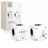 TECH-PROTECT PCL3X4 Ciabatta 3 prese Schuko 2 USB-A 2 USB-C 2m bianca