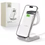 TECH-PROTECT QI15W-A36 Caricatore wireless 3-in-1 per Apple bianco