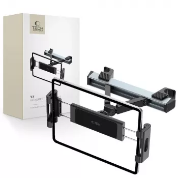 TECH-PROTECT V3 Supporto per poggiatesta per tablet nero