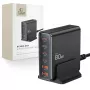 Tech-Protect DC80W-GAN caricabatterie GaN 80W USB-C 6-PORT nero