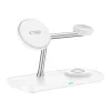 TECH-PROTECT QI15W-A45 Caricatore wireless magnetico MagSafe 3-in-1 bianco