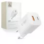 TECH-PROTECT NCM33 Caricatore da rete 2 porte PD 33W / QC3.0 bianco