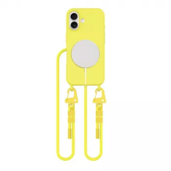 Tech-Protect Magnecklace MagSafe iPhone 16 giallo