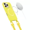 Tech-Protect Magnecklace MagSafe cover per Apple iPhone 16 Pro giallo