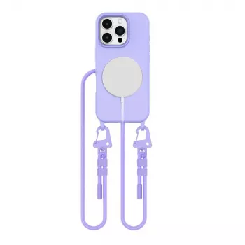 Tech-Protect Magnecklace MagSafe cover per iPhone 16 Pro Max lavanda