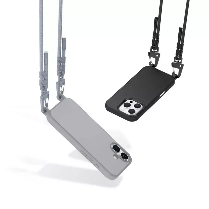 Tech-Protect Magnecklace MagSafe cover per iPhone 12 / 12 Pro - grigio