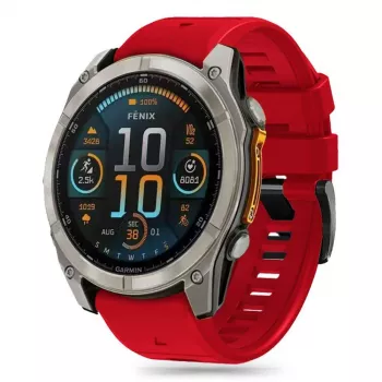 TECH-PROTECT SILICONE LINE GARMIN FENIX 5X / 5X PLUS / 6X / 6X PRO / 7X / 8 (51 MM) ROSSO