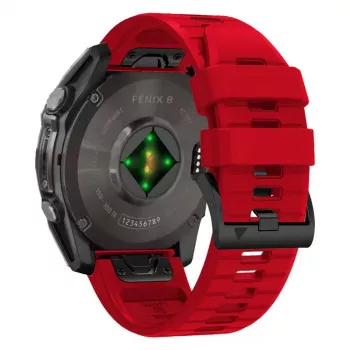 TECH-PROTECT SILICONE LINE GARMIN FENIX 5X / 5X PLUS / 6X / 6X PRO / 7X / 8 (51 MM) ROSSO