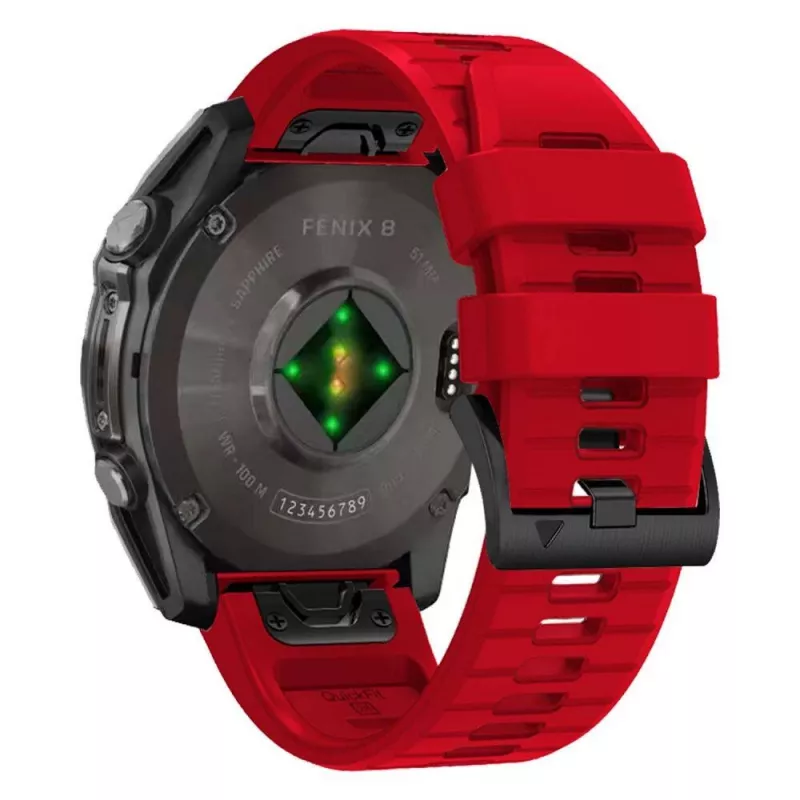 TECH-PROTECT SILICONE LINE GARMIN FENIX 5X / 5X PLUS / 6X / 6X PRO / 7X / 8 (51 MM) ROSSO