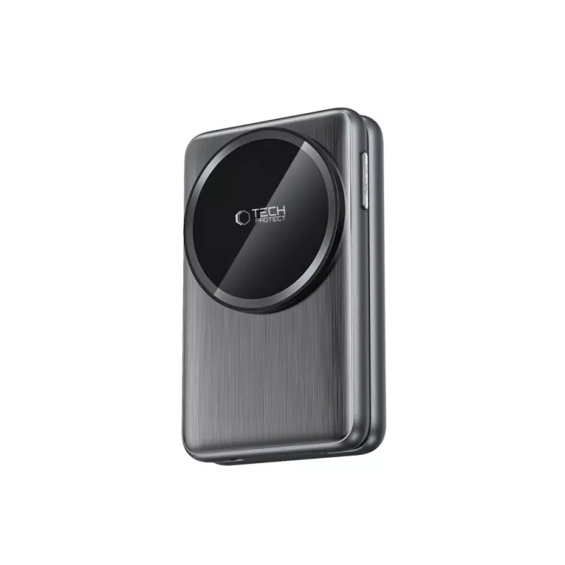 TECH-PROTECT QI15W-A42 caricabatterie wireless magnetico MagSafe 3in1 grigio siderale