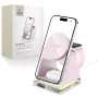 Tech-Protect QI15W-A43 stazione di ricarica wireless MagSafe 3IN1 rosa