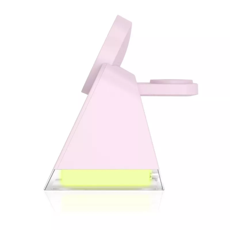 Tech-Protect QI15W-A43 stazione di ricarica wireless MagSafe 3IN1 rosa