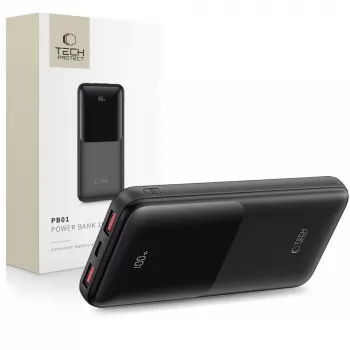 TECH-PROTECT PB01 power bank 10000mAh 22.5W nero