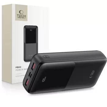 TECH-PROTECT PB02 power bank 20000mAh 22.5W nero