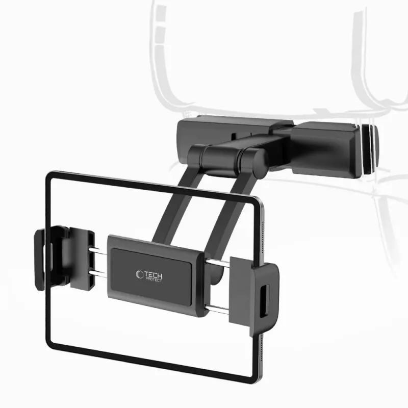 TECH-PROTECT V2 supporto auto per tablet con poggiatesta estensibile nero