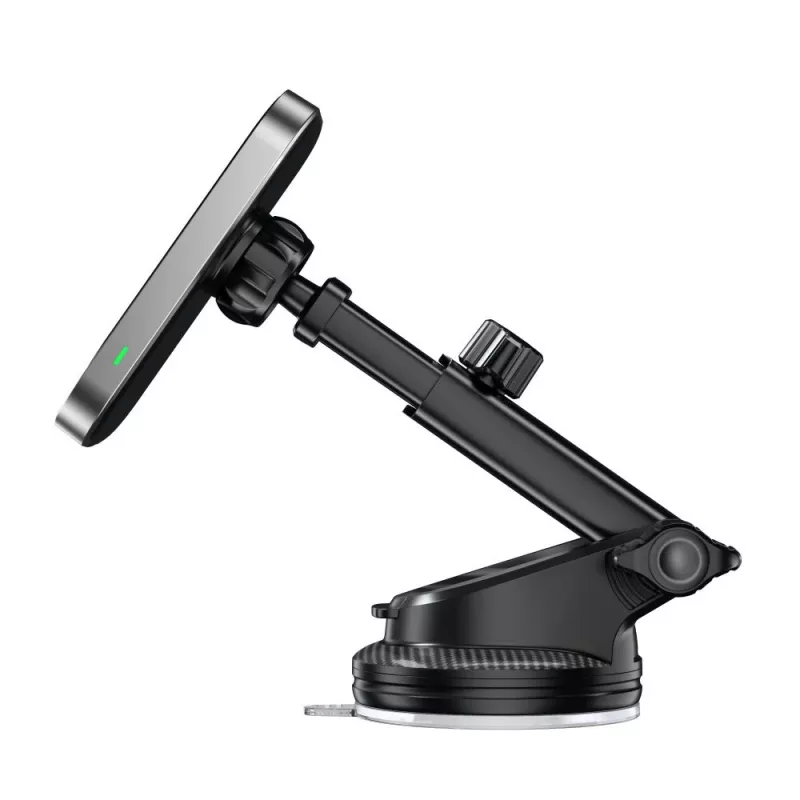 TECH-PROTECT MM15W-V9 supporto magnetico MagSafe per cruscotto e bocchetta d'aria, caricabatterie wireless 15W, nero