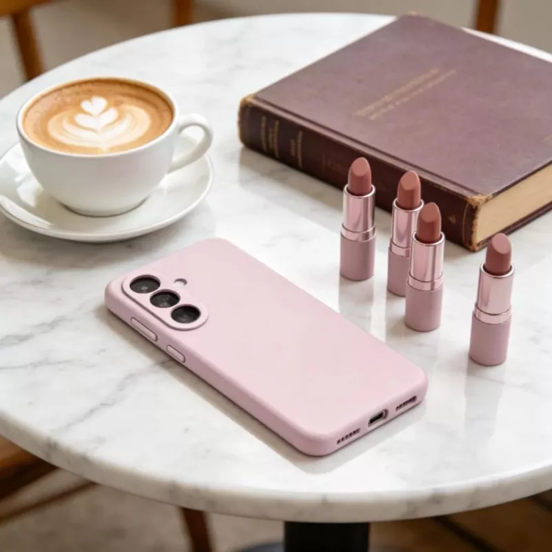 Tech-Protect Silicone MagSafe cover per Samsung Galaxy S26 - rosa perla